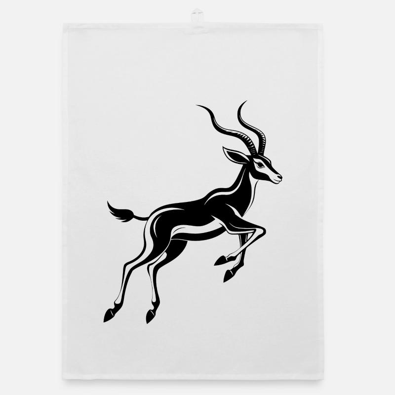 African impala Organic dish towel