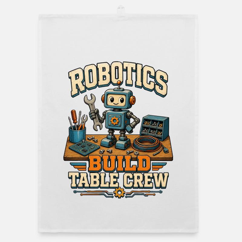 ROBOTICS BUILD TABLE CREW Organic dish towel