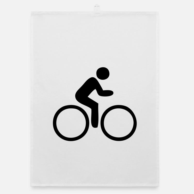 Bicycle riders Organic dish towel