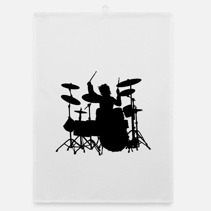 Power Drumming Organic dish towel