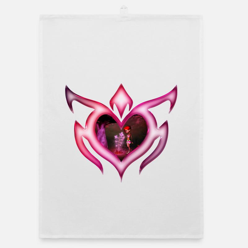 Impressive scorpion with pyramid Organic dish towel