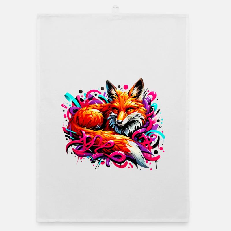 Fox Organic dish towel