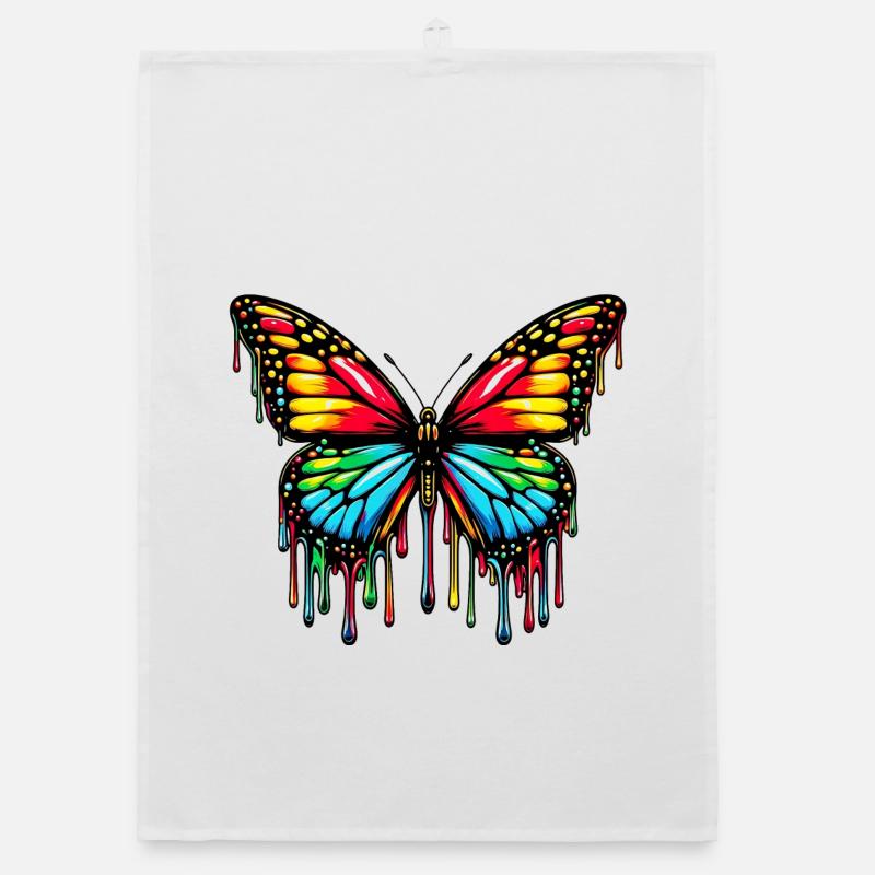 Butterfly Organic dish towel