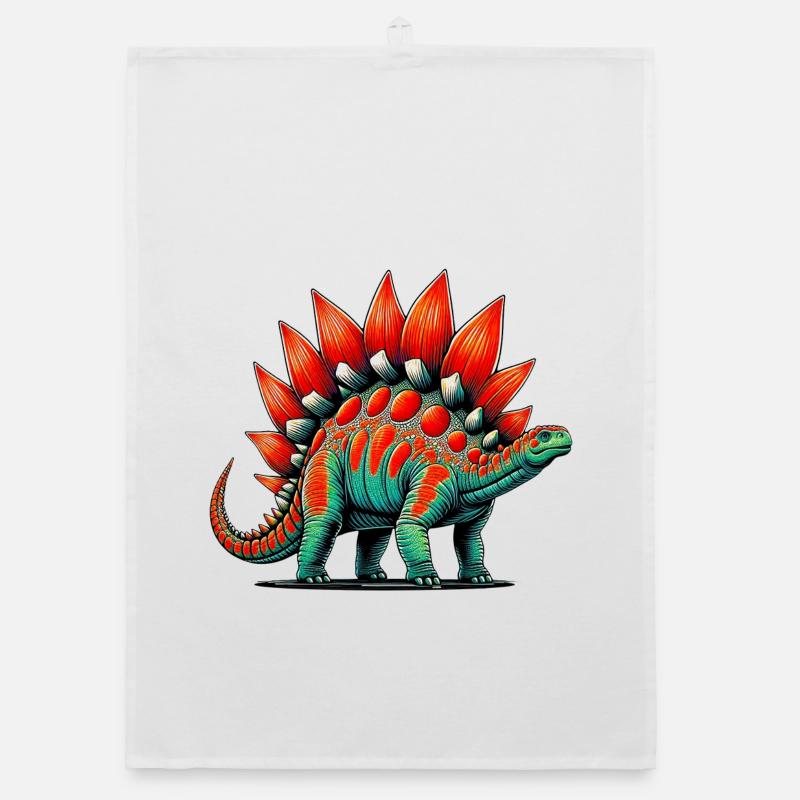 Dinosaur Organic dish towel