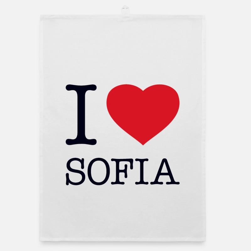 I LOVE SOFIA Organic Geschirrtuch
