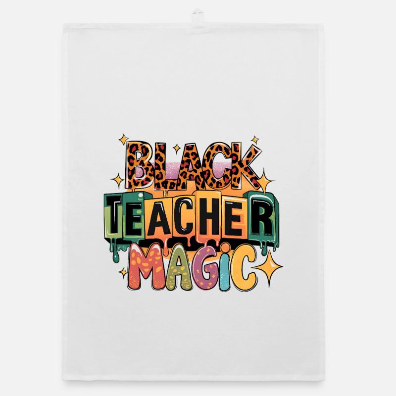 Teaching Magic and Anime Style Organic dish towel