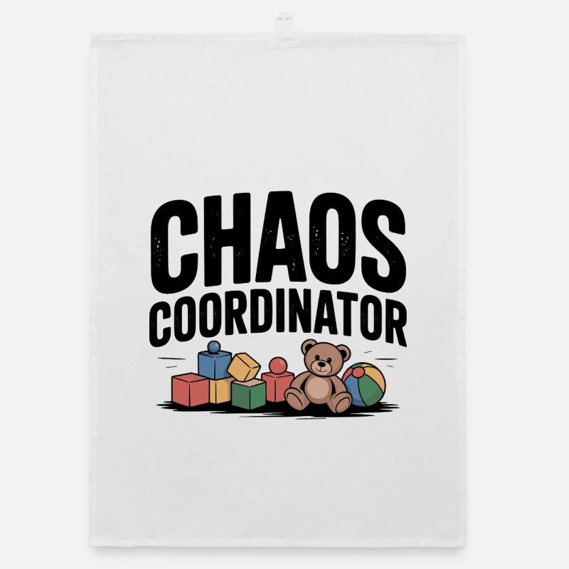 Chaos Coordinator Organic dish towel