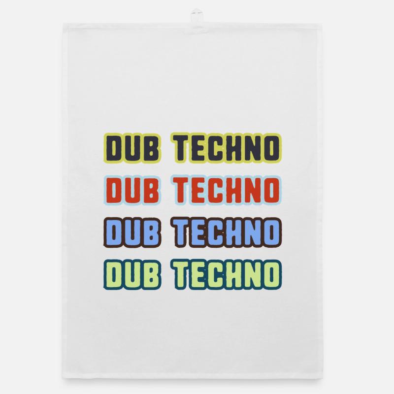 Dub Techno Caleidoscopio Strofinaccio da cucina ecologico