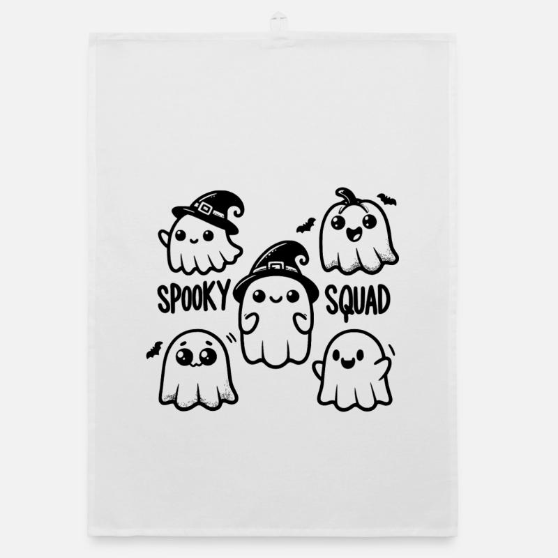 Spooky Squad Organic Geschirrtuch