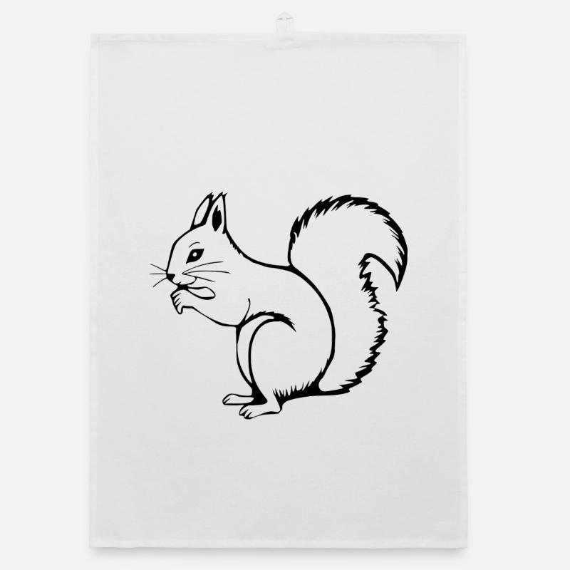 Squirrel Organic dish towel