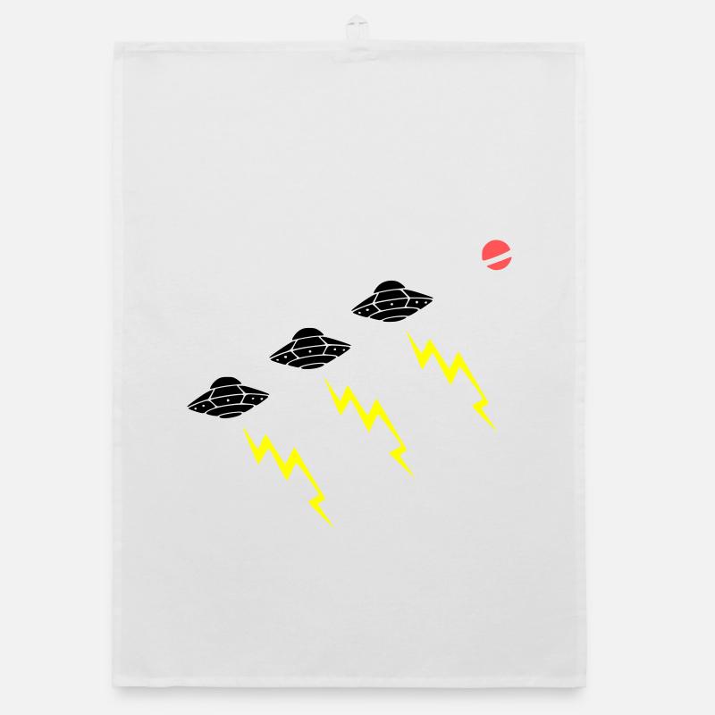 Invasion d’OVNIs, attaque éclair Vector extraterrestre Torchon bio