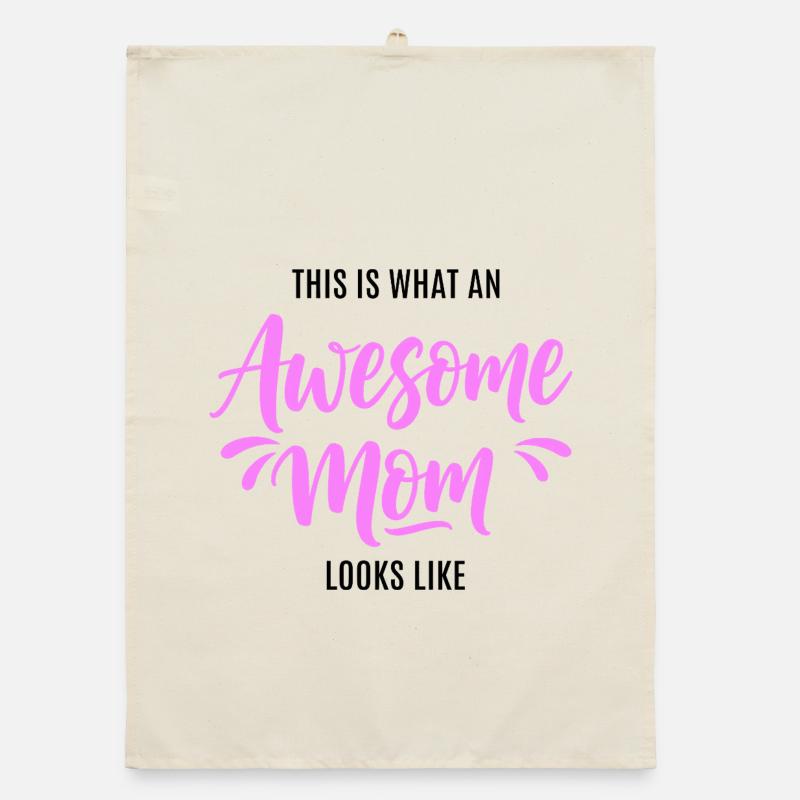So Sieht Eine Tolle Mutter Aus Mama Geschenk Organic Geschirrtuch