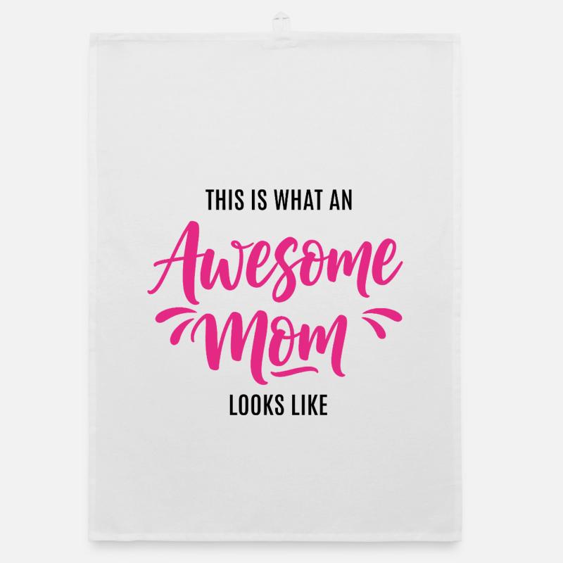 So Sieht Eine Tolle Mutter Aus Mama Geschenk Organic Geschirrtuch