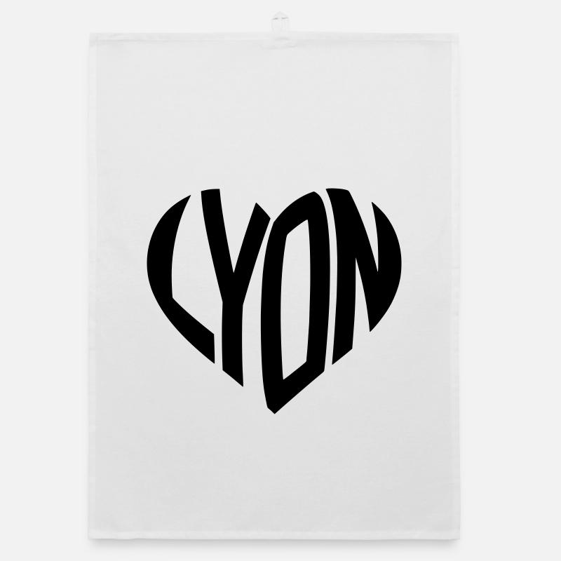 Lyon Heart Organic dish towel