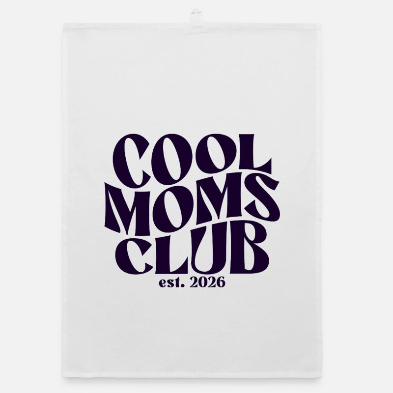 Cadeau Maman 2026 - Idée de cadeau Cool Mom Torchon bio