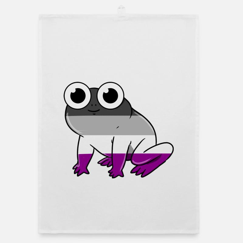 Asexual Frog Asexual Organic dish towel