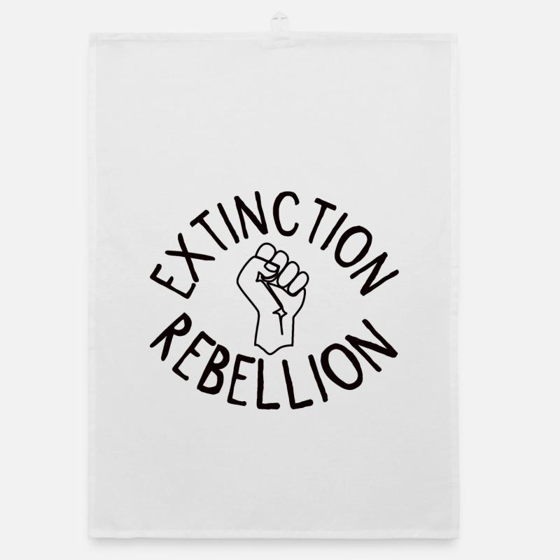 Extinction Rebellion Faust Organic Geschirrtuch