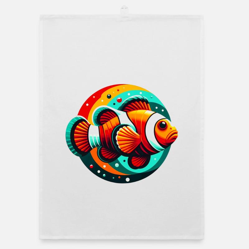 Clownfish Organic dish towel