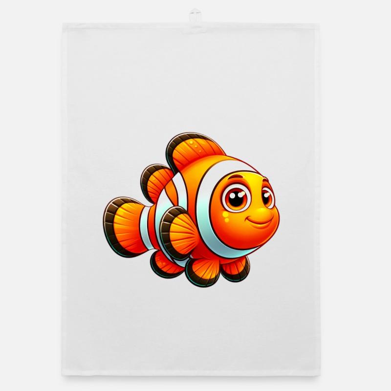 Clownfisch Organic Geschirrtuch