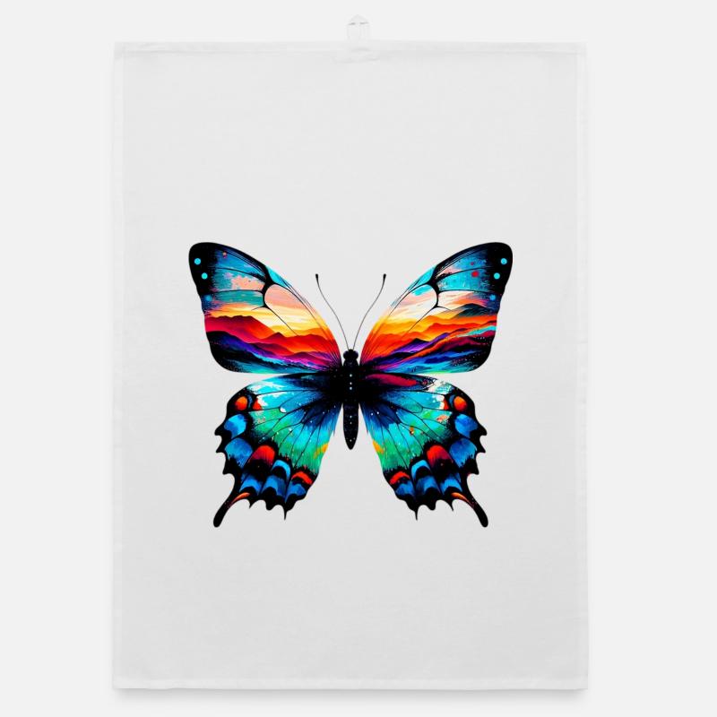 Butterfly Organic dish towel