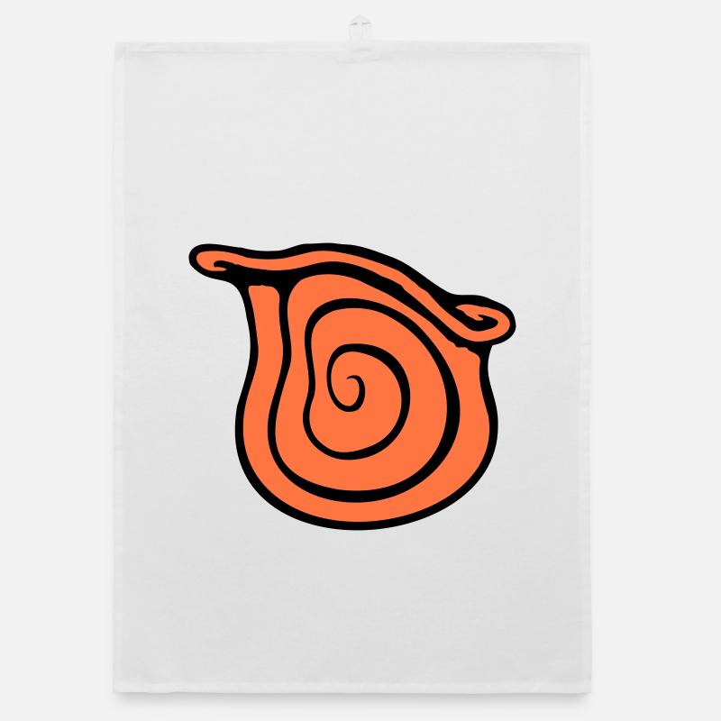 Snail Shell Snail Insect House Spiral Cool Organic dish towel
