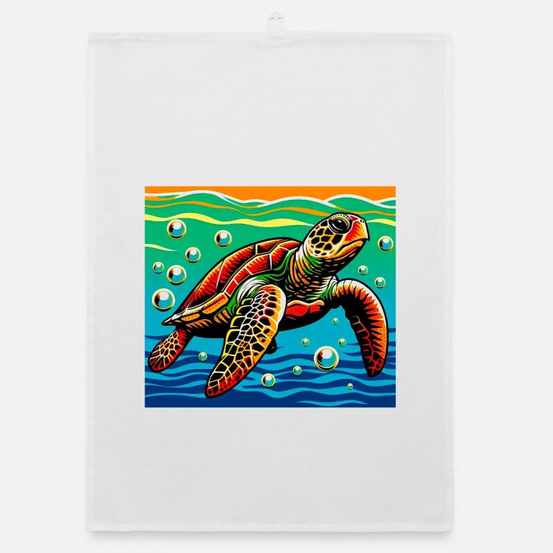 turtle Organic dish towel