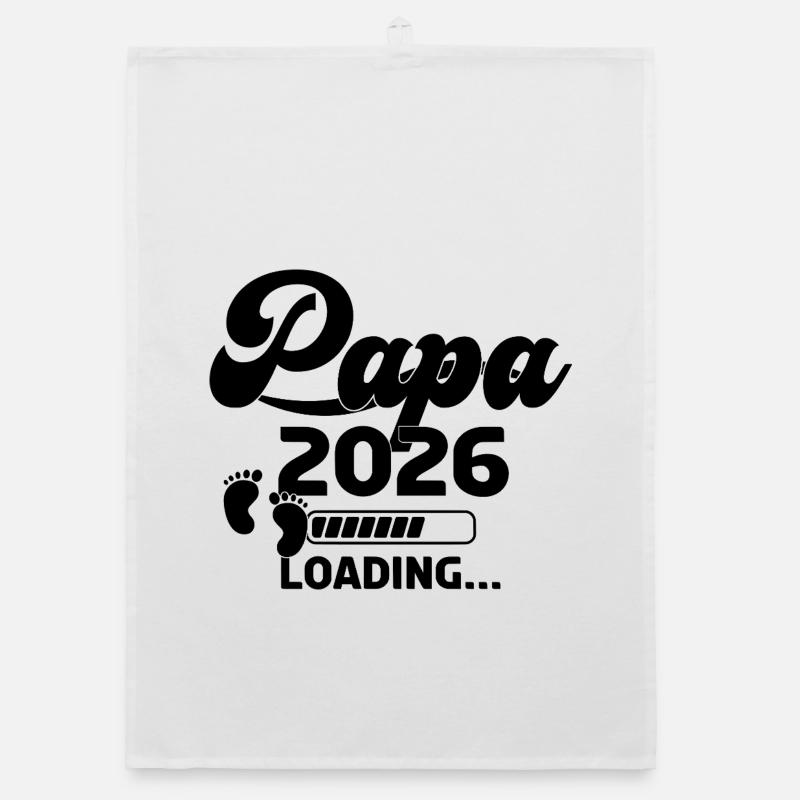 Papa 2026 Loading Organic Geschirrtuch