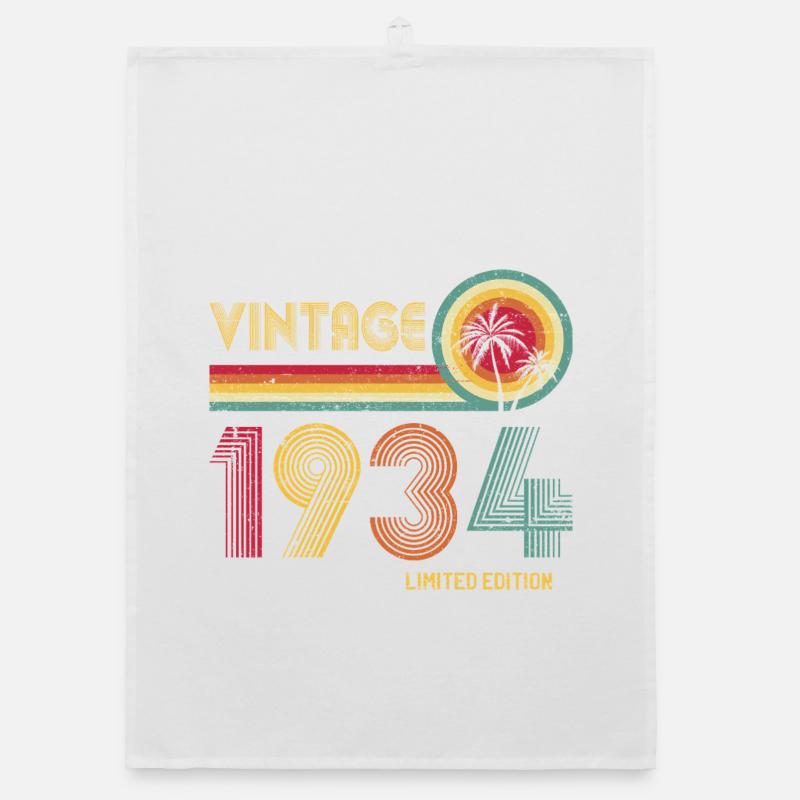 Vintage 1993 Circle Palm Edition Organic dish towel