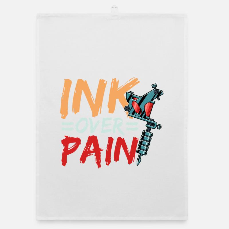 Conception de la machine à tatouer Ink Over Pain Torchon bio