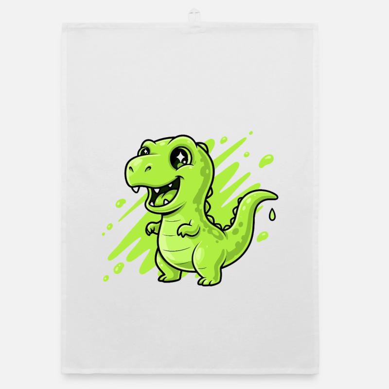 Comic Dino Slime Vert Torchon bio