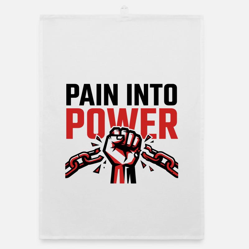 Douleur Devenue Force - Tshirt Résilience Torchon bio