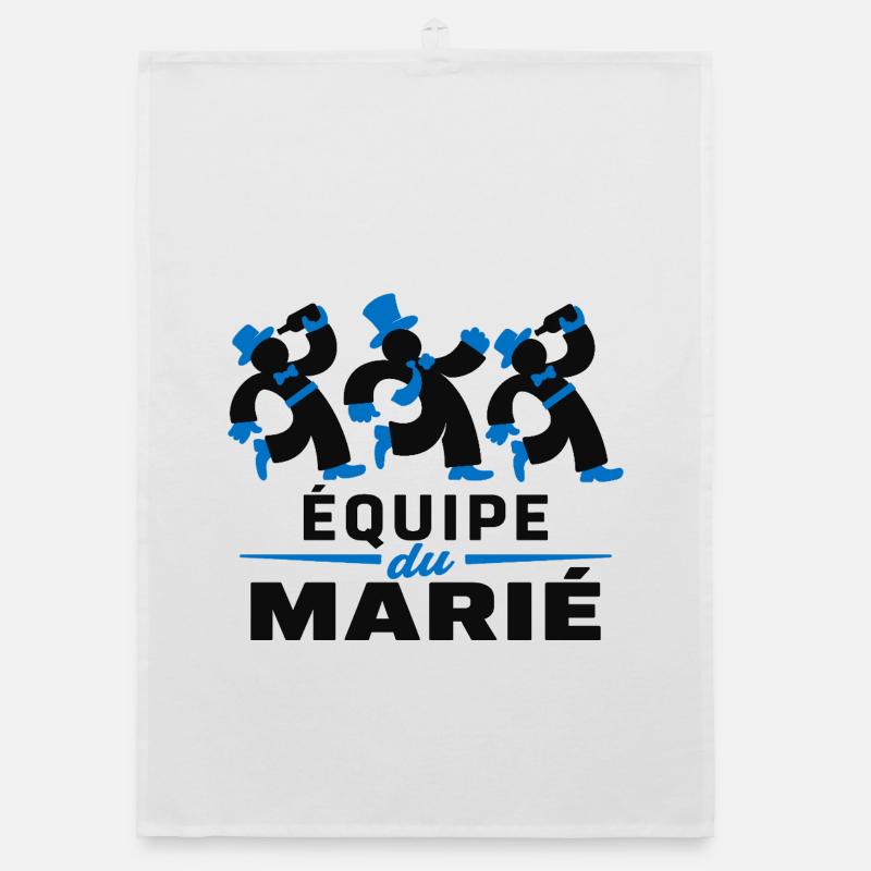 groom's team Organic dish towel