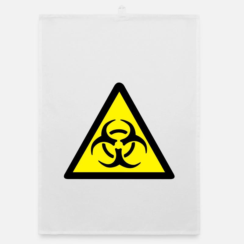 Biohazard Warnung Organic Geschirrtuch