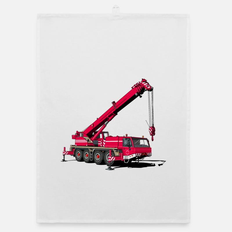 Mobile crane Organic dish towel
