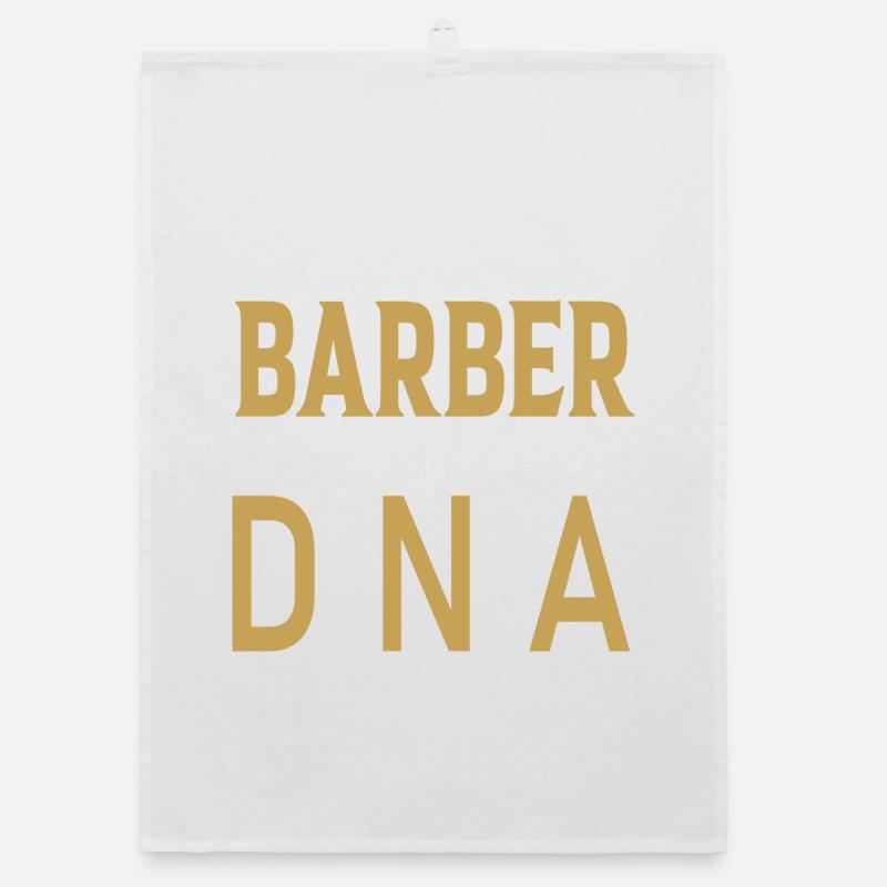 Design ADN Barber dans un style rétro Torchon bio