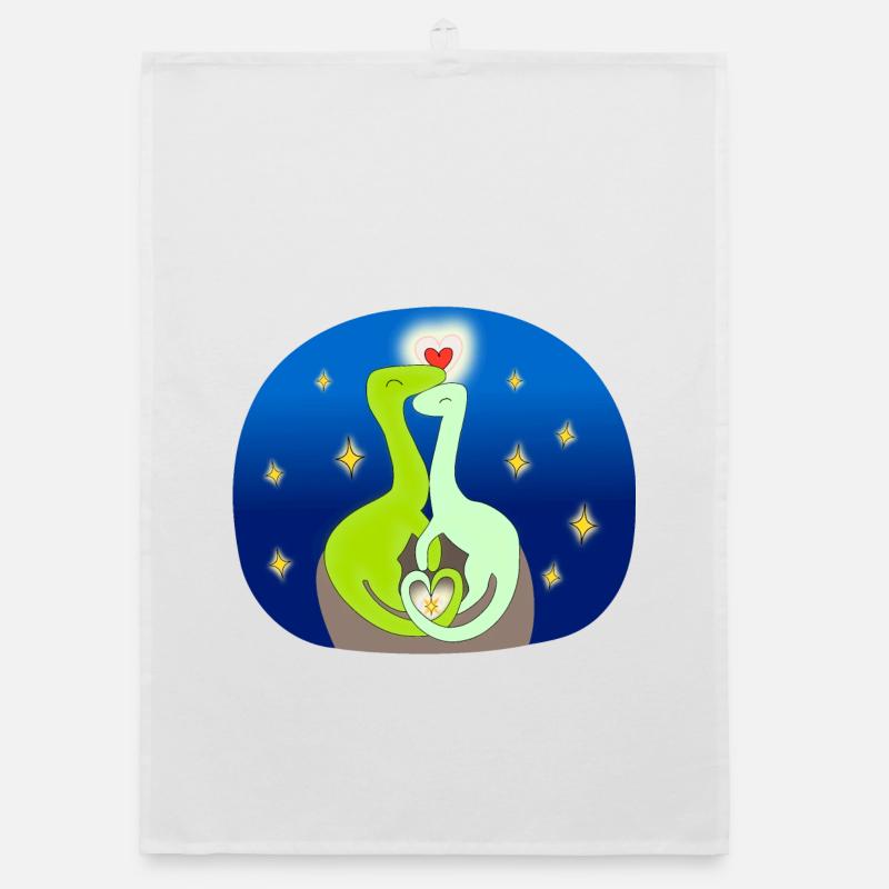 Compsognate en amour Torchon bio