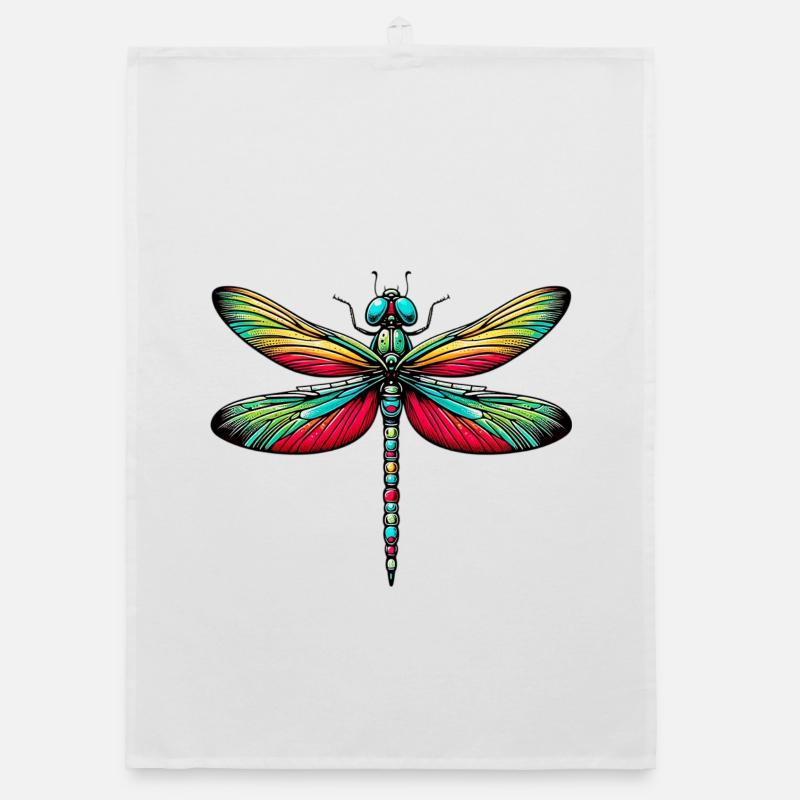 Dragonfly Organic dish towel