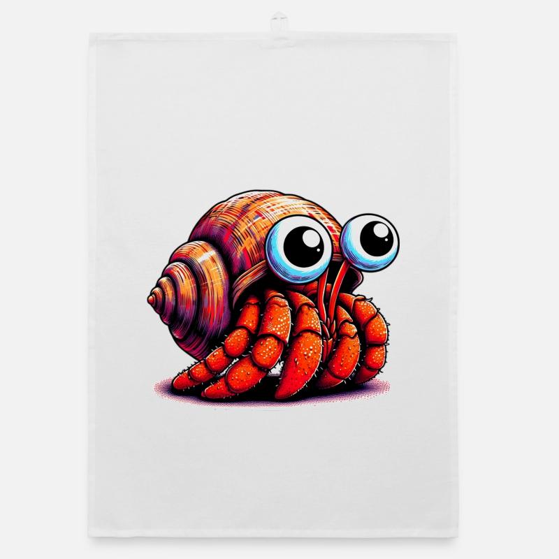Hermit crab Organic dish towel