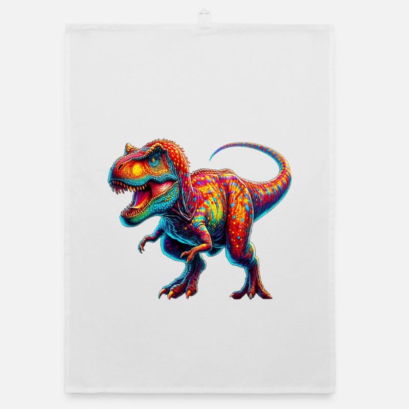 Dinosaur Organic dish towel