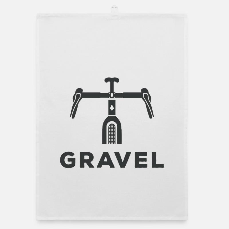 Graphique de vélo de gravier Torchon bio