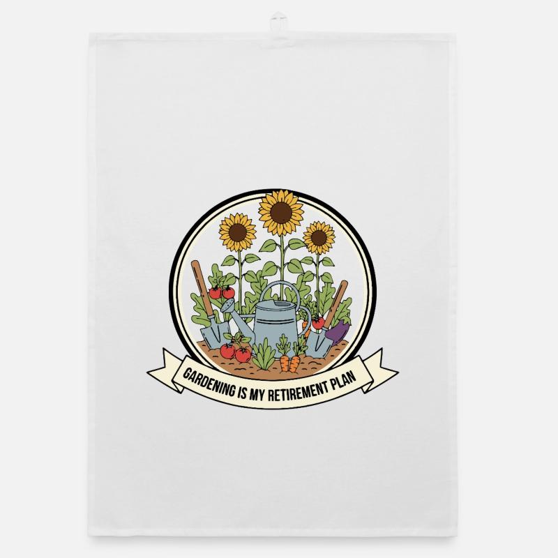 Jardinage Mon plan de retraite Torchon bio