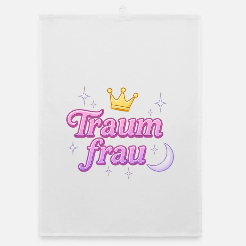 traumfrau / y2k statement spitzname design  Organic Geschirrtuch