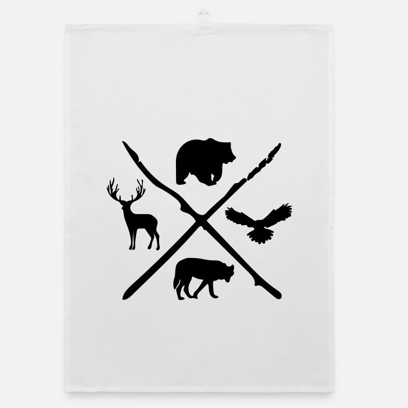 Tier Organic Geschirrtuch