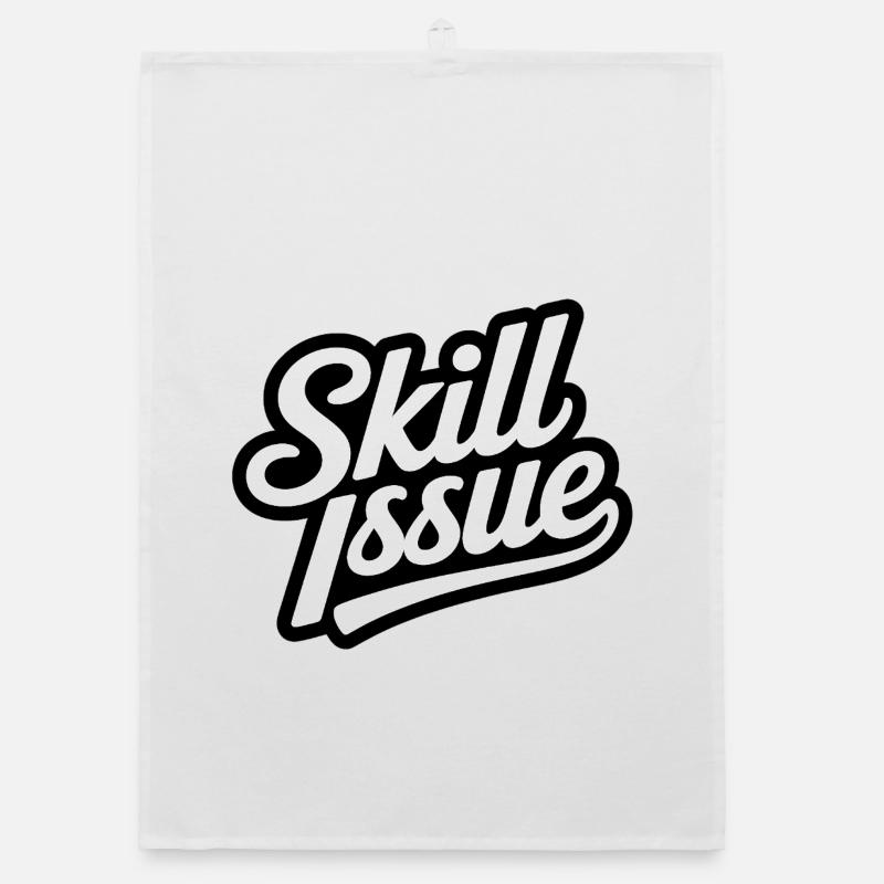 Skill-Problem - Lustige Gen Alpha Memes Organic Geschirrtuch