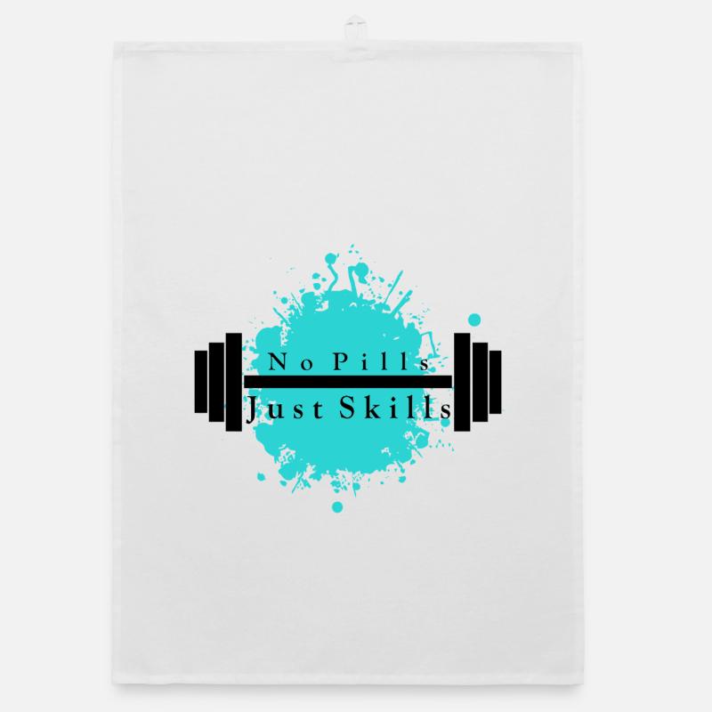 Pas de pilules - Juste des compétences Torchon bio