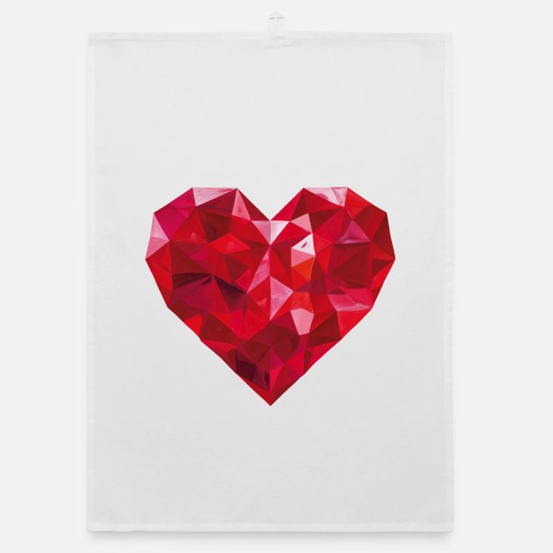 Herz Organic Geschirrtuch