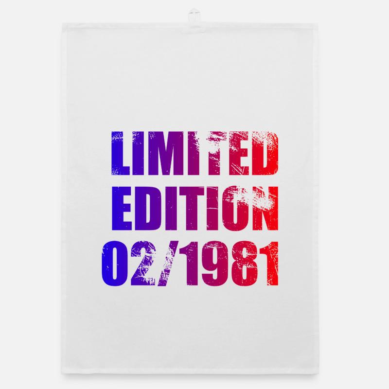 45e anniversaire Édition limitée 02/1981 Torchon bio