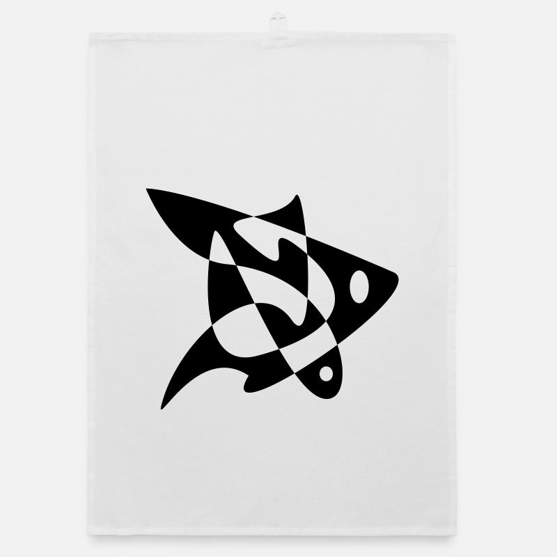Puzzle Fish Organic dish towel