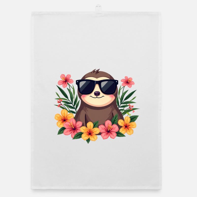 Sloth Organic dish towel