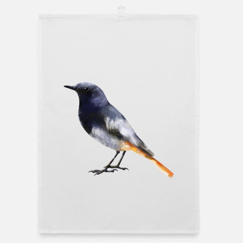 Redstart - Torchon bio - blanc